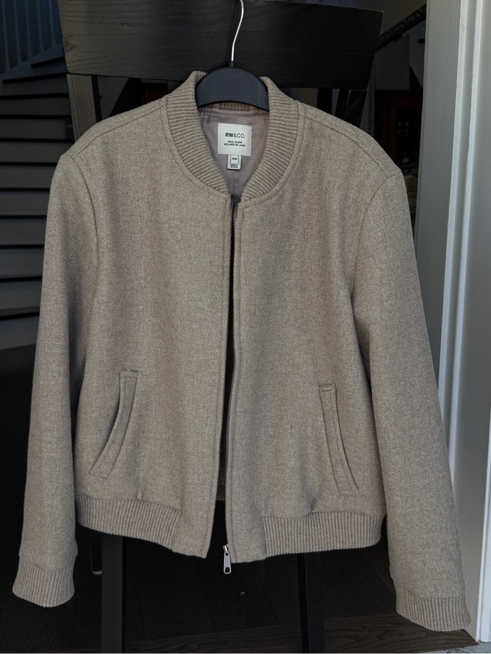 RW&CO. Women’s Taupe Bomber Jacket - Neutral Taupe